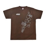 画像: 明邦 　半袖 　Tシャツ 　ブラウン 　Mサイズ 　No.79-1 　売値￥3280 　≪ 非売品 ≫ 　在庫限り 　●×1